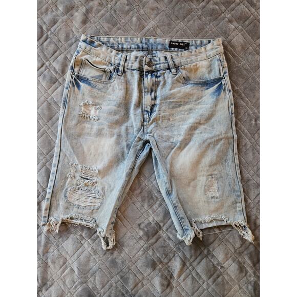 Smoke Rise Denim Shorts Sz 36 - Picture 1 of 4